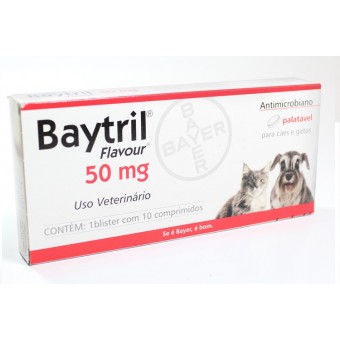 Baytril 50mg - 10 Comp Baytril 50mg - 10 Comp